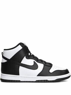 NEW NIKE women's dunk high sneakers in panda
